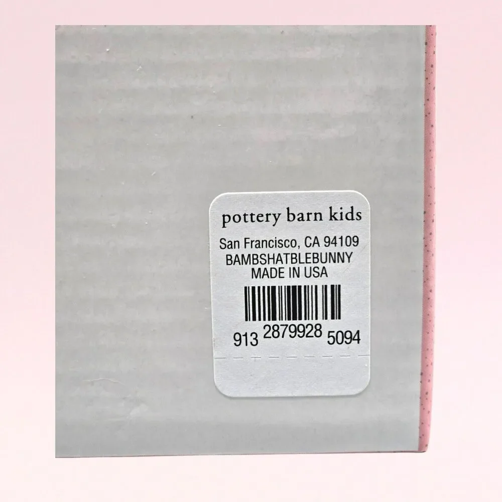 Pottery Barn Kids Critter Shaped Nursery Tabletop 2 Piece Set Pink